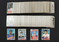 1985 Topps Baseball Complete Set of (792) Cards with Mark McGwire #401 RC, Kirby Puckett #536 RC, Roger Clemens #181 RC, Dwight Gooden #620 at PristineAuction.com