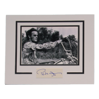 Peter Fonda Signed "Easy Rider" 11x14 Custom Matted Cut Display (ACOA) at PristineAuction.com