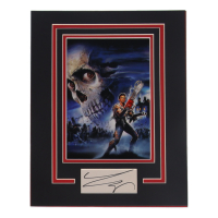 Bruce Campbell Signed "Army of Darkness" 11x14 Custom Matted Cut Display (ACOA) at PristineAuction.com