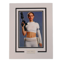 Natalie Portman Signed "Star Wars: Episode II &ndash; Attack of the Clones" 11x14 Custom Matted Cut Display (ACOA) at PristineAuction.com