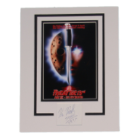 Kane Hodder Signed "Friday the 13th Part VII: The New Blood" 11x14 Custom Matted Cut Display Inscribed "Jason 7, 8, 9, X" (ACOA) at PristineAuction.com