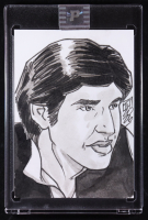 Han Solo | Star Wars | Original Art Sketch Card by Tom Hodges (1/1 Original Art) at PristineAuction.com