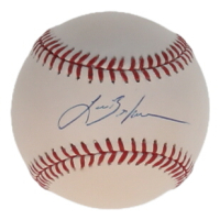Lance Berkman Signed OML Baseball (JSA) at PristineAuction.com