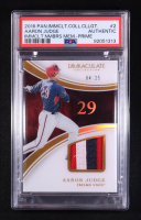 Aaron Judge 2016 Panini Immaculate Collegiate Collection Immaculate Numbers Memorabilia Prime #2 RC #04/25 (PSA) at PristineAuction.com