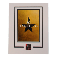 Lin-Manuel Miranda Signed "Hamilton" 11x14 Custom Matted Cut Display (ACOA) at PristineAuction.com