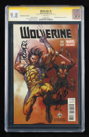 Stan Lee & Salvador Larroca Signed 2013 "Wolverine" #1 Marvel Comic Book (CGC 9.8) at PristineAuction.com