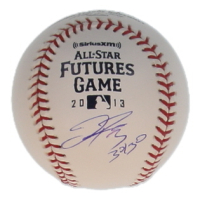 Joc Pederson Signed 2013 All-Star Futures Game Logo Baseball Inscribed "30/30" (JSA) at PristineAuction.com