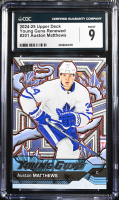 Auston Matthews 2024-25 Upper Deck Young Guns Renewed #201 RC (CGC 9) at PristineAuction.com