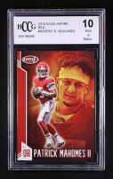 Patrick Mahomes II 2019 Sage Aspire Red #ASPPM1 (BCCG 10) at PristineAuction.com