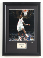 LeBron James Cavaliers Upper Deck Collectibles LE Custom Framed Photo Display at PristineAuction.com