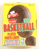 1990-91 Fleer Basketball Wax Box with (36) Packs at PristineAuction.com
