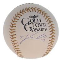 Ha-seong Kim Signed Gold Glove Award Logo Baseball (JSA) at PristineAuction.com