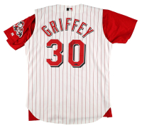 Ken Griffey Jr. Signed Reds Russell Athletic Authentic Jersey (UDA) at PristineAuction.com