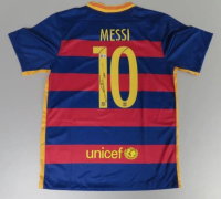 Lionel Messi Signed Jersey (Beckett) at PristineAuction.com