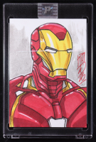 Iron Man | Marvel | Original Art Sketch Card by Tom Hodges (1/1 Original Art) at PristineAuction.com