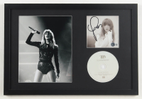 Taylor Swift Signed Custom Framed "The Tortured Poets Department" CD Album Insert Display With Disc (Beckett) at PristineAuction.com