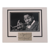 Wynton Marsalis Signed 11x14 Custom Matted Cut Display (ACOA) at PristineAuction.com