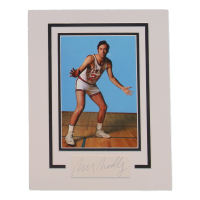 Bill Bradley Signed Knicks 11x14 Custom Matted Cut Display (ACOA) at PristineAuction.com