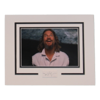 Jeff Bridges Signed "The Big Lebowski" 11x14 Custom Matted Cut Display (ACOA) at PristineAuction.com