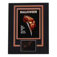 John Carpenter Signed "Halloween" 11x14 Custom Matted Cut Display (ACOA) at PristineAuction.com