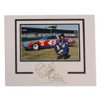 Richard Petty Signed NASCAR 11x14 Custom Matted Cut Display (ACOA) at PristineAuction.com