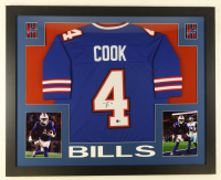 James Cook Signed Custom Framed Jersey Display (Beckett) at PristineAuction.com