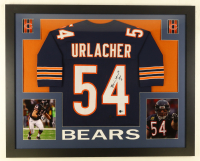 Brian Urlacher Signed Custom Framed Jersey Display Inscribed "HOF 18" (Beckett) at PristineAuction.com