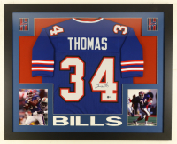 Thurman Thomas Signed Custom Framed Jersey Display (Beckett) at PristineAuction.com