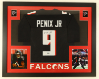 Michael Penix Jr. Signed Custom Framed Jersey Display (Beckett) at PristineAuction.com