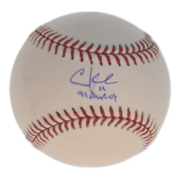 Chuck Knoblauch Signed OML Baseball Inscribed "91 ROY" (TriStar) at PristineAuction.com