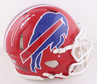 Josh Allen Signed Bills Full-Size Authentic On-Field Throwback Alternate Speed Helmet (Beckett) at PristineAuction.com