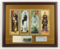 Disneyland "Haunted Mansion" Stretch Room Custom Framed Print Display With Ticket Book & Photo Portfolio at PristineAuction.com