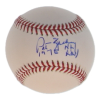 Pat Zachry Signed OML Baseball Inscribed "1976 NL ROY" (TriStar) at PristineAuction.com