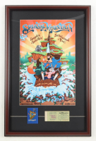 Disney's "Splash Mountain" Custom Framed Art Print Display with Lapel Pin & Ticket Booklet at PristineAuction.com