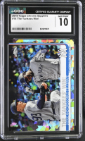 Aaron Judge / Didi Gregorius 2019 Topps Chrome Sapphire #14 The Yankees Win! (CGC 10) at PristineAuction.com