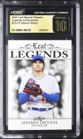 Shohei Ohtani 2023 Leaf Special Release Legends Achievement #LA-13 (CGC 10 | Black Label) at PristineAuction.com