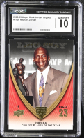 Michael Jordan 2008-09 Upper Deck Jordan Legacy #1126 (CGC 10) at PristineAuction.com