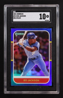 Bo Jackson 2021 Donruss Holo Blue #213 RETRO (SGC 10) at PristineAuction.com