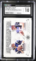 Tom Brady / Ryan Mallet RC 2011 Topps Legends Legendary Combos #LC-BM (CGC 10) at PristineAuction.com