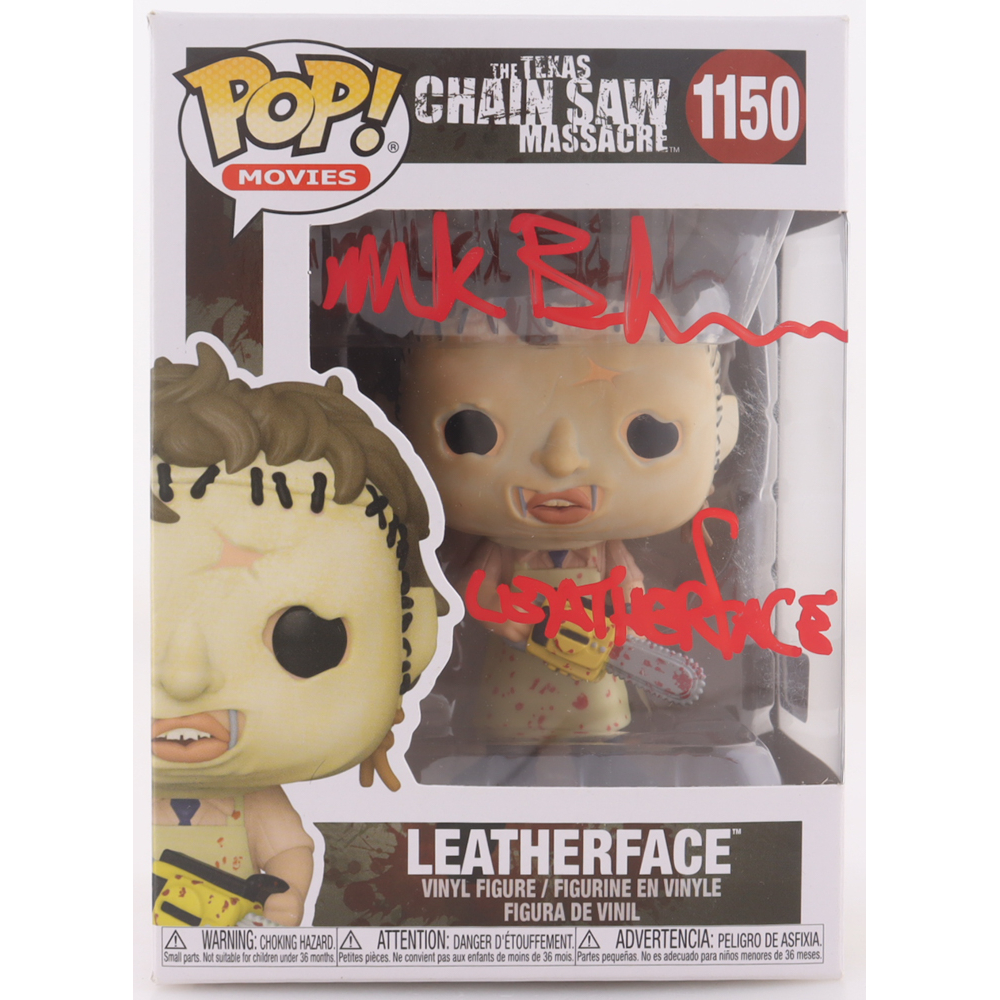 Mark Burnham Signed "The Texas Chainsaw Massacre" #1150 Leatherface Funko Pop! Vinyl Figure Inscribed "Leatherface" (PA) at PristineAuction.com