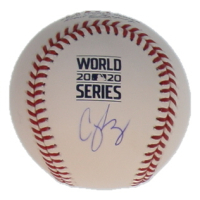 Corey Seager Signed 2020 World Series Baseball (Fanatics & MLB) at PristineAuction.com