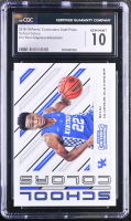 Shai Gilgeous-Alexander 2018-19 Panini Contenders Draft Picks School Colors #14 RC (CGC 10) at PristineAuction.com