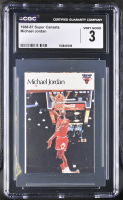 Michael Jordan 1986-87 Super Canasta Stickers Spanish #NNO (CGC 3) at PristineAuction.com