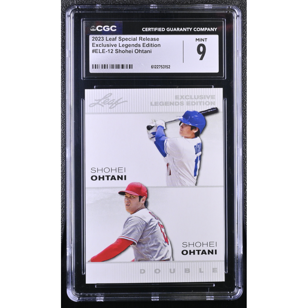 Shohei Ohtani 2023 Leaf Special Release Exclusive Legends Edition #ELE12 (CGC 9) at PristineAuction.com