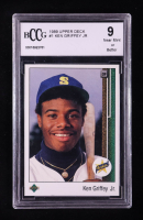 Ken Griffey Jr. 1989 Upper Deck #1 RC (BCCG 9) at PristineAuction.com