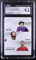 Messi / Pele / Ronaldo 2024 Leaf Special Release Exclusive Legends Edition #ELE51 (CGC 9.5) at PristineAuction.com