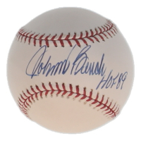 Johnny Bench Signed OML Baseball Inscribed "HOF 89" (JSA & MAB) at PristineAuction.com