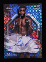 Geoff Neal 2024 Finest UFC Finest Autographs Blue Checkerboard Refractors #FAGNL #35/75 at PristineAuction.com