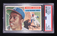 Hank Aaron 1956 Topps #31 UER (PSA 8)(OC) at PristineAuction.com