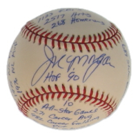 Joe Morgan Signed ONL Baseball with Multiple Stat Inscriptions (ReggieJackson.com) at PristineAuction.com